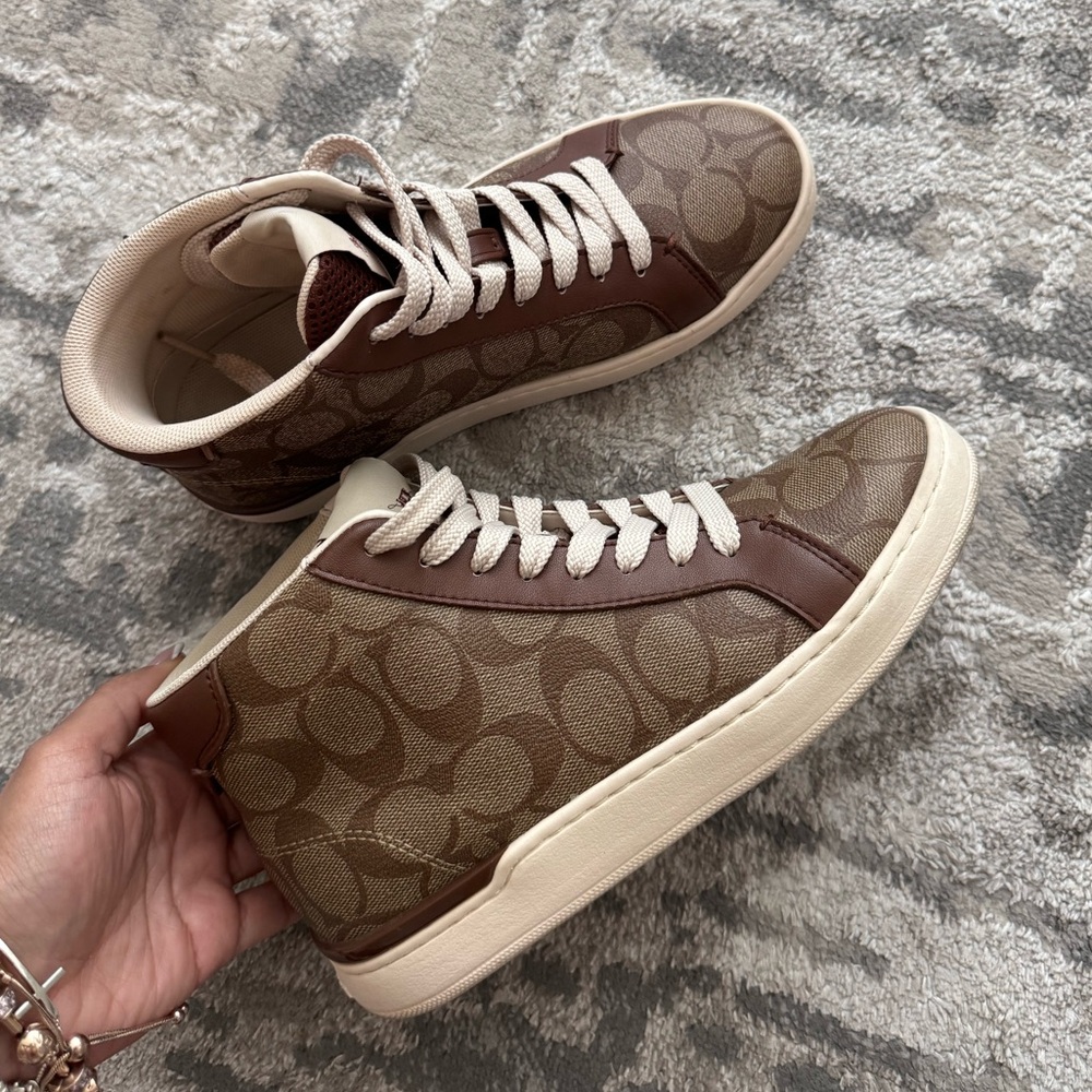 Coach Clip High Top Sneakers